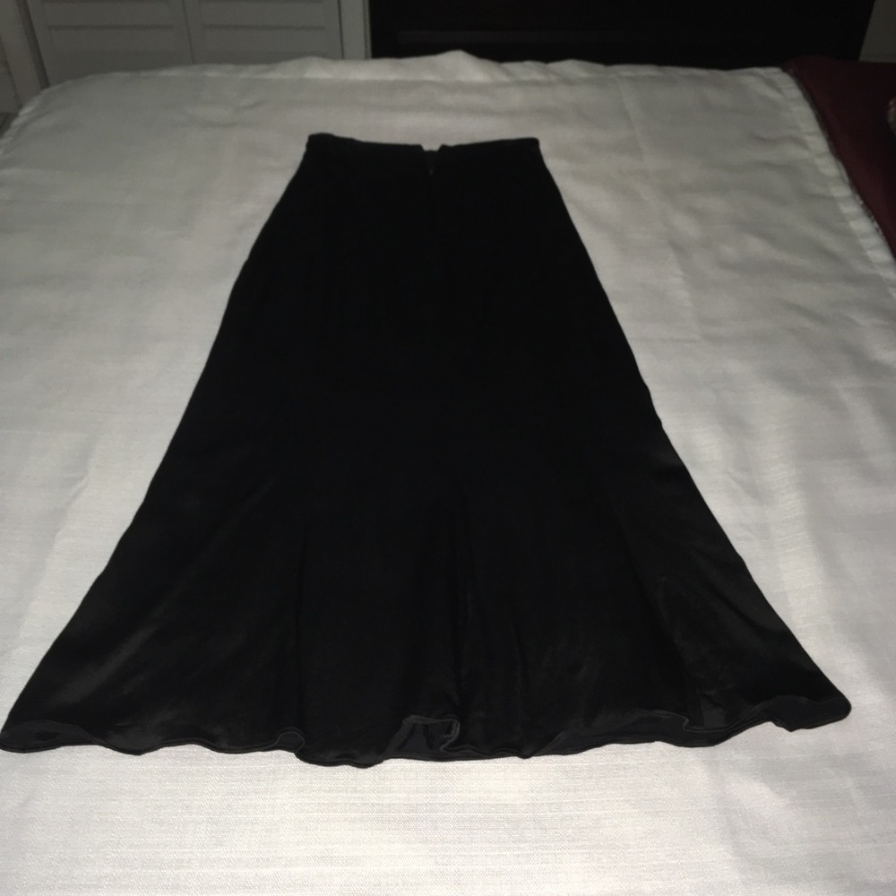 Ann Taylor Long Black Skirt
